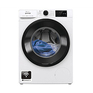 Gorenje Washing machine | WPNEI82A1SWIFI | Energy efficiency class A | Front loading | Washing capacity 8 kg | 1200 RPM | Depth 55 cm | Width 60 cm | Display | LED | Steam function | White