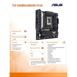 ASUS TUF GAMING B860M-PLUS