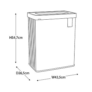 Kosz do recyklingu 54 L 258986 KETER