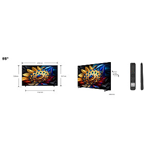 TCL C65 Серия C6 Smart TV QLED 4K 98" 98C655, 144 Гц, аудио Onkyo с сабвуфером, Google TV