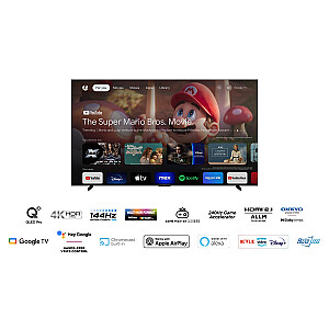 TCL C65 Серия C6 Smart TV QLED 4K 98" 98C655, 144 Гц, аудио Onkyo с сабвуфером, Google TV