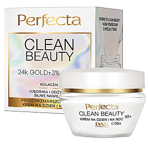 PERFECTA Clean Beauty Дневной и ночной крем для лица против морщин 50+ 50 мл