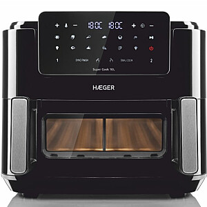 Фритюрница Haeger AF-D10.010A Super Cook 10 л (2 x 5 л) 2600 Вт