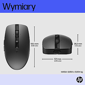 HP 715 Rechargeable Multi-Device Mouse