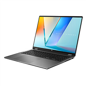 Asus Vivobook 16 Flip TP3607SA-RJ033W | Matte Gray | 16 " | OLED | Touchscreen | 3K | 2880 x 1800 pixels | Glossy | Intel Core Ultra 7 | 256V | 16 GB | LPDDR5X | Solid-state drive capacity 1000 GB | Intel Arc Graphics | Windows 11 Home | 802.11be | 