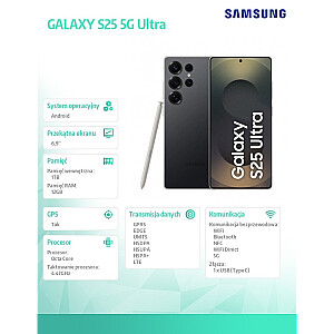 Samsung Galaxy S25 Ultra 5G 12/1TB Dual SIM tytan czarny (S938)