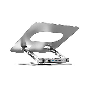 ПОДСТАВКА ДЛЯ НОУТБУКА UNITEK СО СЪЕМНЫМ КОНЦЕНТРАТОРОМ USB-C