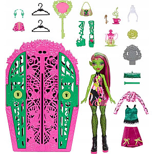 Monster High Doll Baisios paslaptys Sodo galvosūkiai Venus McFlytrap HYT71 HYT75