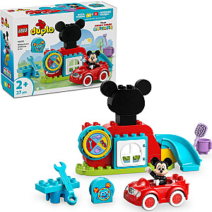 Duplo Mickey Mouse klubo namas ir automobilis (10454)