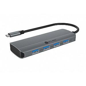 IB-DK4022a-CPD Док-станция 6 в 1, HDMI, USB, PD 