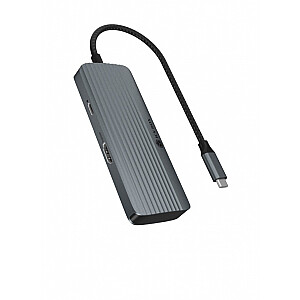 IB-DK4022a-CPD Док-станция 6 в 1, HDMI, USB, PD 