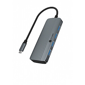 IB-DK4022a-CPD Док-станция 6 в 1, HDMI, USB, PD 