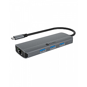 IB-DK4034a-CPD 6-в-1 док-станция, HDMI, USB, PD, LAN 