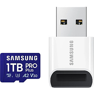 Карта памяти Samsung PRO Plus MicroSDXC 1 ТБ U3 A2 V30 (MB-MD1T0SB/WW)