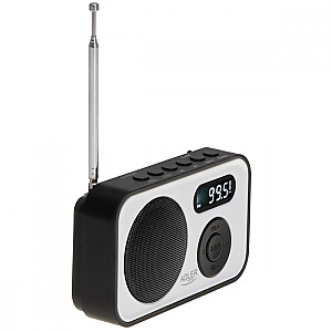 Adler | PLL AM/FM Digital Radio | AD 1906 | Alarm function | White/Black