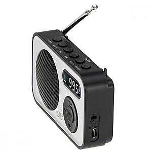 Adler | PLL AM/FM Digital Radio | AD 1906 | Alarm function | White/Black