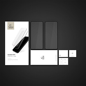 ЗАКАЛЕННОЕ СТЕКЛО TECH-PROTECT GLASS FIT+ 2-PACK XIAOMI REDMI NOTE 14 4G | 5G ЧЕРНЫЙ