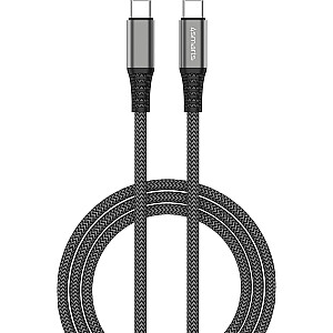 Кабель USB 4smarts 4smarts Кабель USB-C на USB-C PremiumCord 100 Вт 3 м, черный