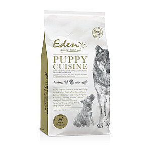 EDEN šuniukų virtuvė 80/20 mažos granulės – sausas šunų maistas – 6 kg