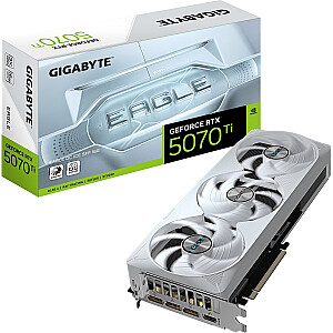Gigabyte GeForce RTX 5070 Ti Eagle OC ICE SFF 16 GB GDDR7 vaizdo plokštė (GV-N507TEAGLEOC ICE-16GD)