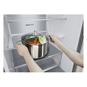 LG GBV7280DPY.APYQEUR холодильник с морозильной камерой Отдельно стоящий 387 LD Silver