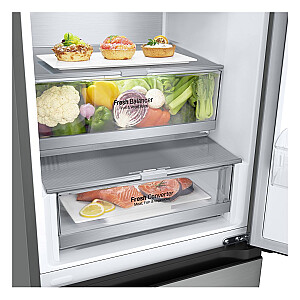 LG GBV7280DPY.APYQEUR холодильник с морозильной камерой Отдельно стоящий 387 LD Silver