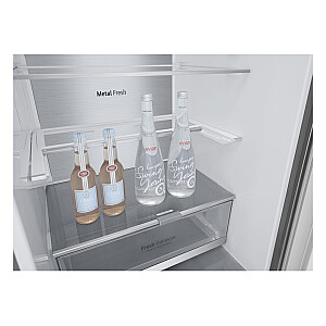 LG GBV7280DPY.APYQEUR холодильник с морозильной камерой Отдельно стоящий 387 LD Silver