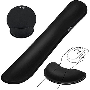 Strado Ergonomic Gel Pads rinkinys - 3 vnt. (juodas)