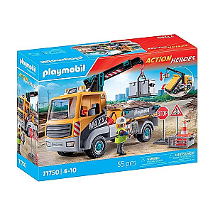 Playmobil Action Heroes 71750 Строительная машина с краном