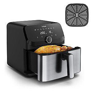Фритюрница Tefal Easy Fry Mega EY855D10 Single 7,5 л Отдельно стоящая 2020 Вт Фритюрница с горячим воздухом Черная, Нержавеющая сталь