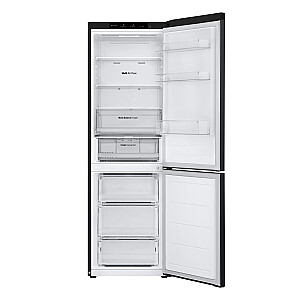 LG Refrigerator | GBV3100EEP | Energy efficiency class E | Free standing | Combi | Height 186 cm | No Frost system | Fridge net capacity 234 L | Freezer net capacity 110 L | Display | 35 dB | Dark Graphite