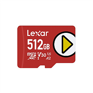 Lexar PLAY | 512 GB | microSDXC | Flash memory class 30