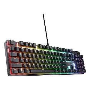 Trust GXT 871 Zora keyboard Gaming USB QWERTY US English Black