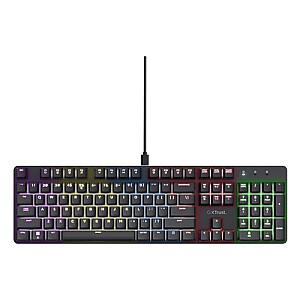 Trust GXT 871 Zora keyboard Gaming USB QWERTY US English Black