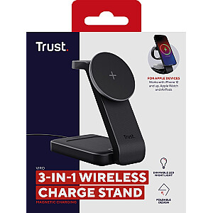 Trust Viro Headphones, Headset, Smartphone, Smartwatch Black USB Wireless charging