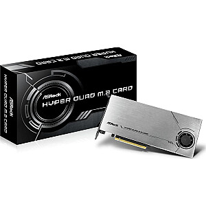 ASRock Adapter HYPER QUAD M.2 CARD valdiklis