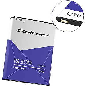 Baterija Qoltec, skirta Samsung Galaxy SIII I9300 | 2100 mAh