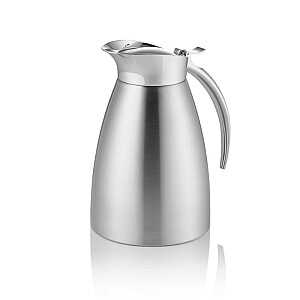 THERMOS 1 L, D12,5 / H20,5 CM, CHROME SILVER, H/T, BU.