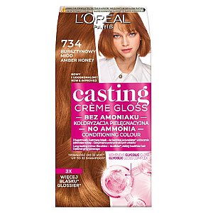 L'OREAL Casting Creme Gloss farba do włosów 734 Bursztynowy Miód