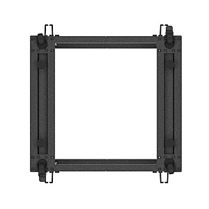 Open rack 19" 12U 600x600-1100 regulowany czarny 