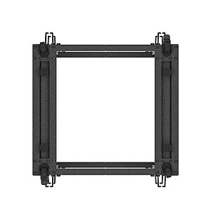 Открытый стеллаж 19&#39;&#39; 15U 600x600-1100 регулируемый черный 