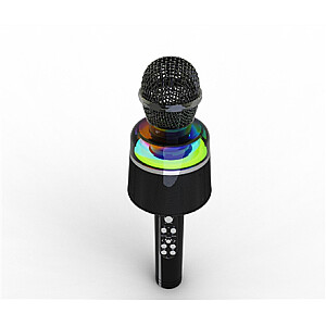 Gembird MICBT-01-BK Wireless Karaoke Microphone, Black | Gembird