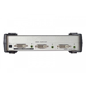 Rozdzielacz 2-port DVI/Audio Splitter