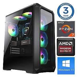 INTOP Ryzen 7 5700X 32GB 500SSD M.2 NVME+2TB RX5700 XT 8GB WIN11