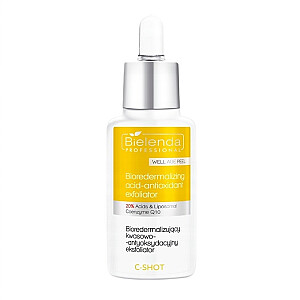 BIELENDA PROFESSIONAL C Shot Well Age Peel bioredermalizujący kwasowo-antyoksydacyjny eksfoliator 20% 30ml