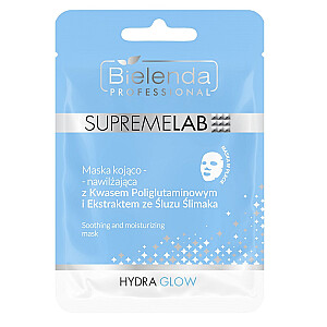 BIELENDA PROFESSIONAL SupremeLab Hydra Glow успокаивающая и увлажняющая тканевая маска 1 шт.