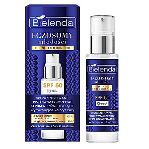 BIELENDA Egzosomy Młodości skoncentrowane przeciwzmarszczkowe serum rozświetlające SPF 50 30ml