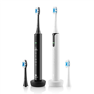 ETA Set of Electric Toothbrushes | ETA270990000 Sonetic | Rechargeable | For adults | Number of brush heads included 4 | Number of teeth brushing modes 5 | Black/White