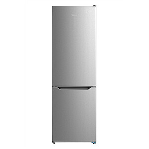 Midea Refrigerator | MDRB424FGE02I | Energy efficiency class E | Free standing | Combi | Height 188 cm | No Frost system | Fridge net capacity 224 L | Freezer net capacity 86 L | 42 dB | Grey