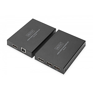 Przedłużacz / Extender KVM HDMI+USB 150m po kat.5e UTP/IP 1080p FHD 60Hz audio (zestaw)